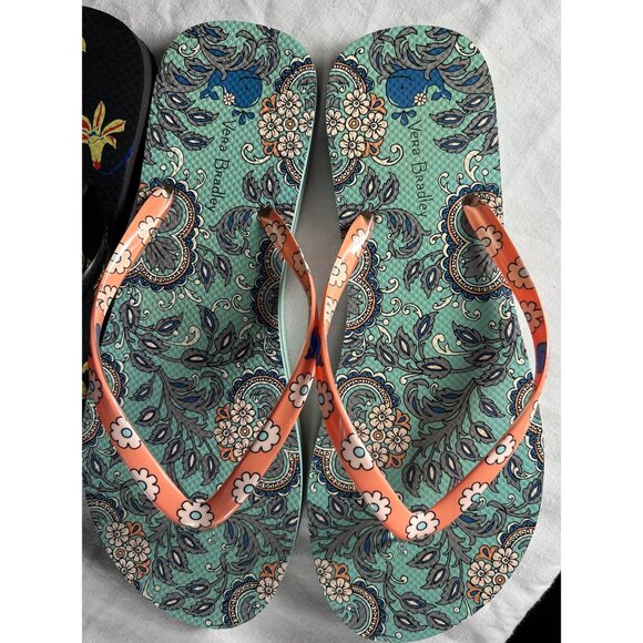Havaianas and Vera Bradley Womens Flip-Flops Lot - Floral Prints 9/10 US - Picture 7 of 10